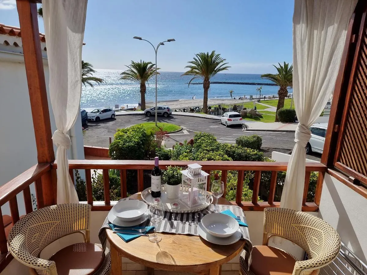 アデヘCasa Playa Del Duque 2 In 1St Sea Line Directly At The Beach, Heated Pool, Wifiアパートメント アパート アデヘ